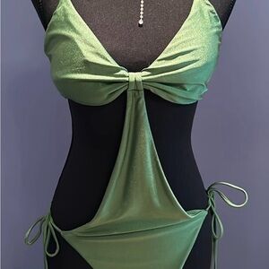 Cult Gaia Green Bikini Set